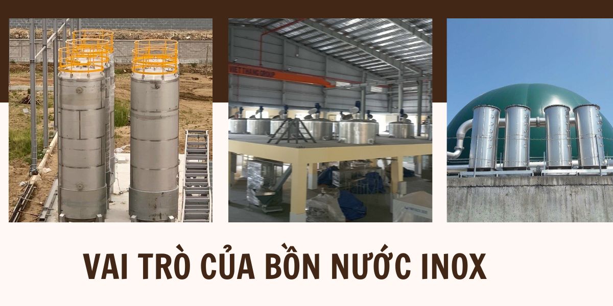 Vai trò của bồn nước inox