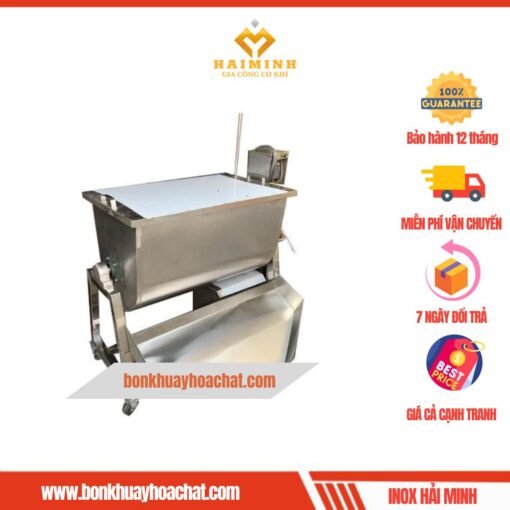 Máy Trộn Bột, Nhào Bột Khô Công Nghiệp 500Kg